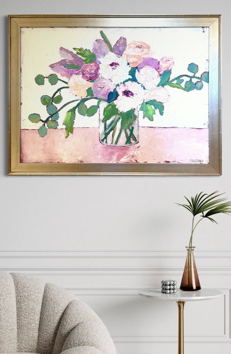 Pastel Harmony- White Daisies and Pink Petals site7